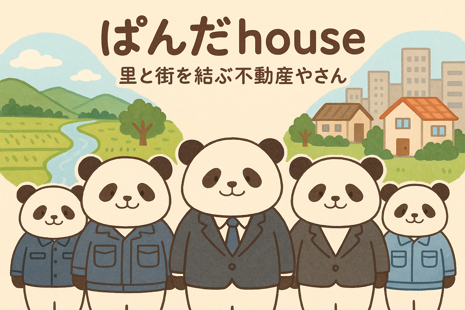 里と街を結ぶ不動産やさん 不動産売買 売却査定 神戸市北区 三田市 ぱんだhouse